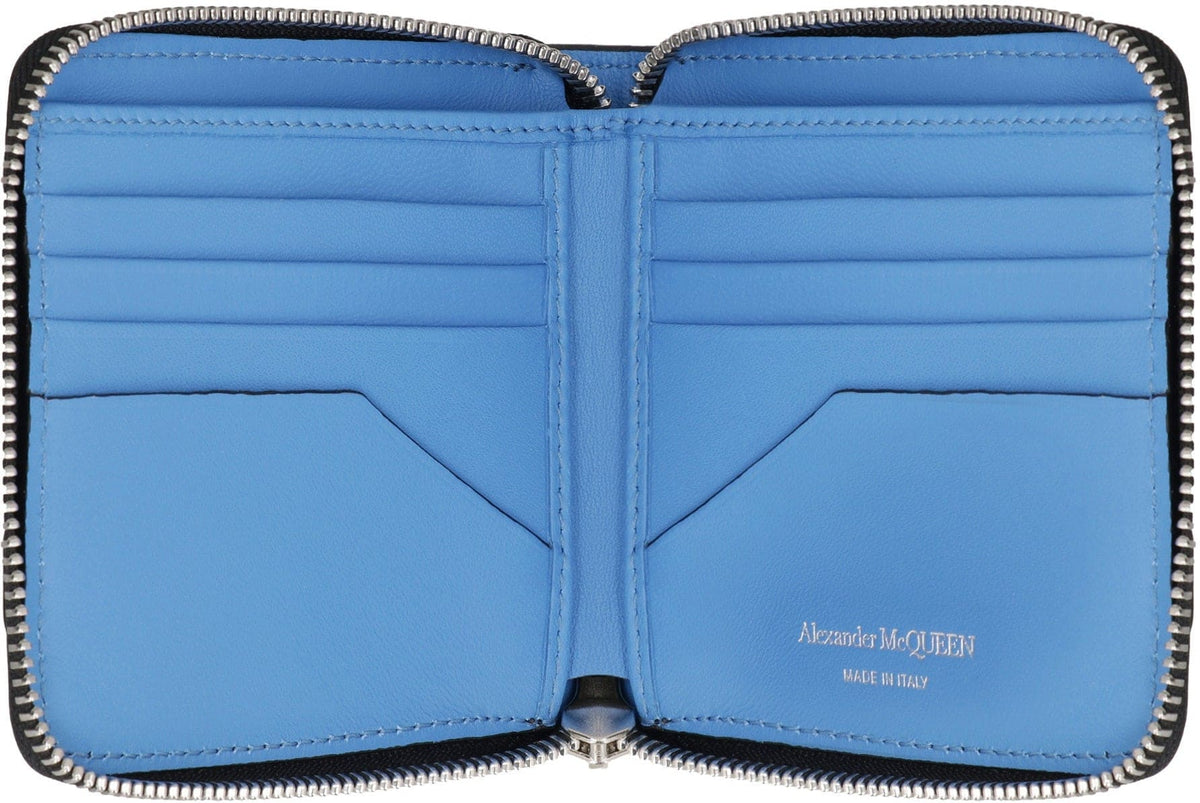 ALEXANDER MCQUEEN Mini Leather Wallet for Men | Banlieue91
