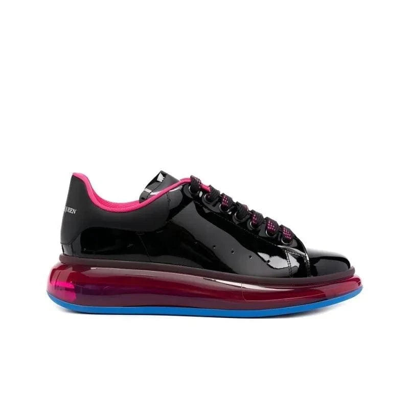 Alexander McQueen Oversized Sneaker 'Transparent Sole - Black Pink | Banlieue91