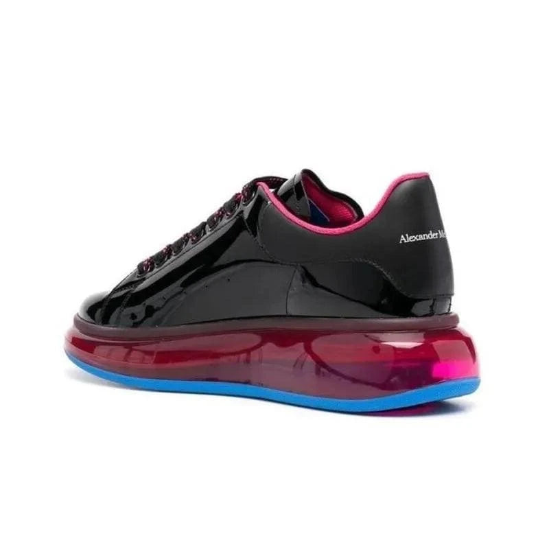 Alexander McQueen Oversized Sneaker 'Transparent Sole - Black Pink | Banlieue91