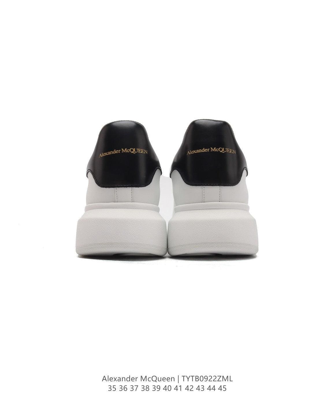 Alexander McQueen Oversized Sneakers - White & Black Leather | Banlieue91