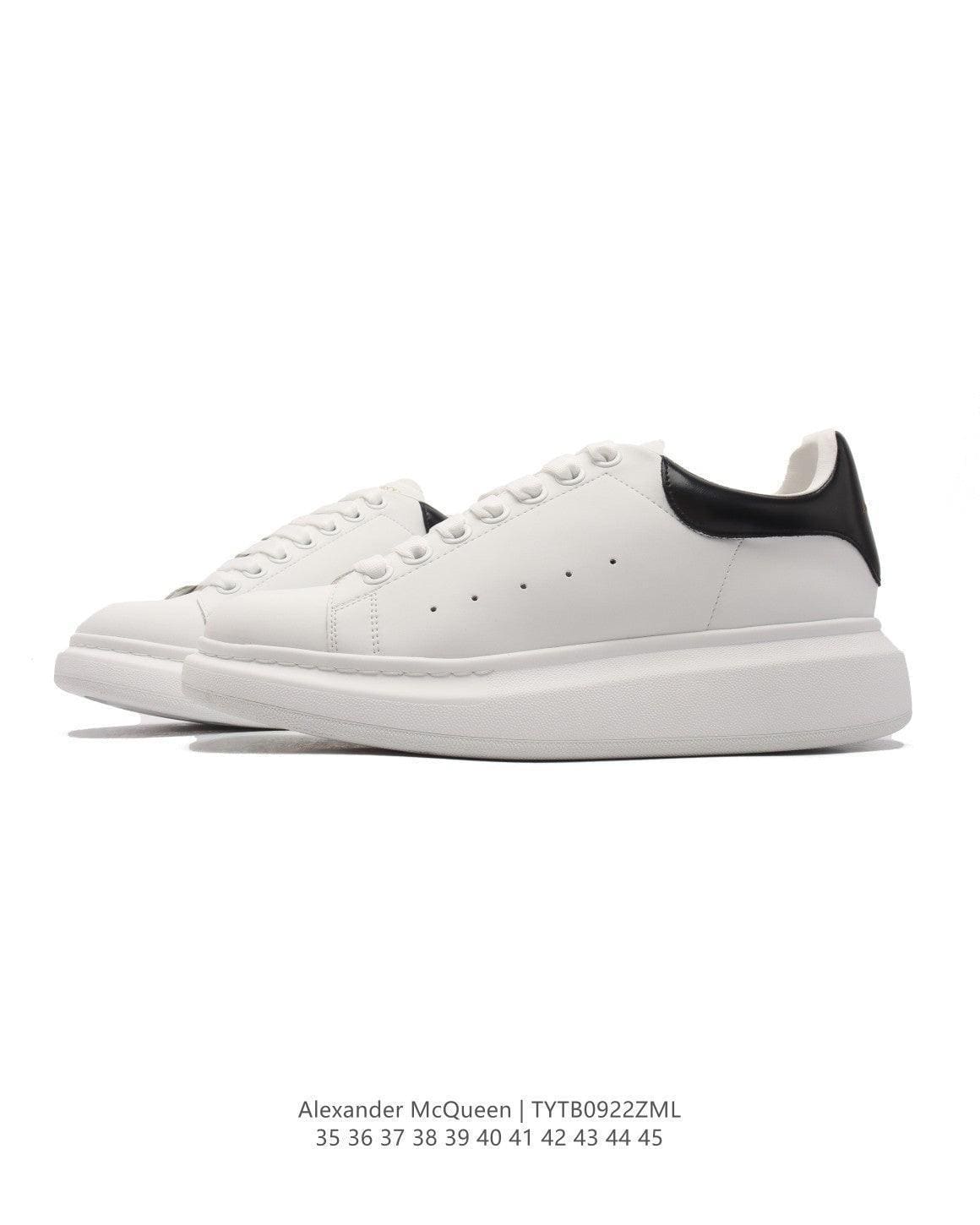 Alexander McQueen Oversized Sneakers - White & Black Leather | Banlieue91