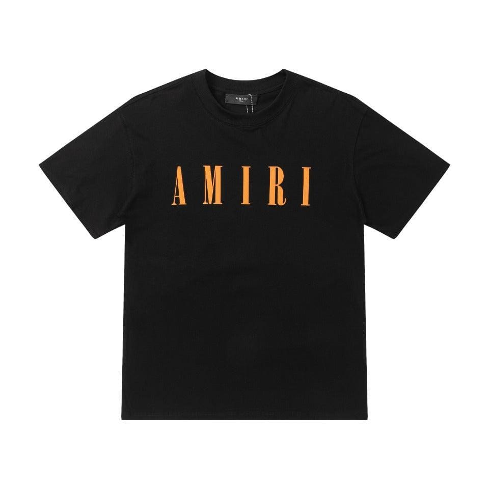 Amiri Black T-Shirt Without Collar | Banlieue91