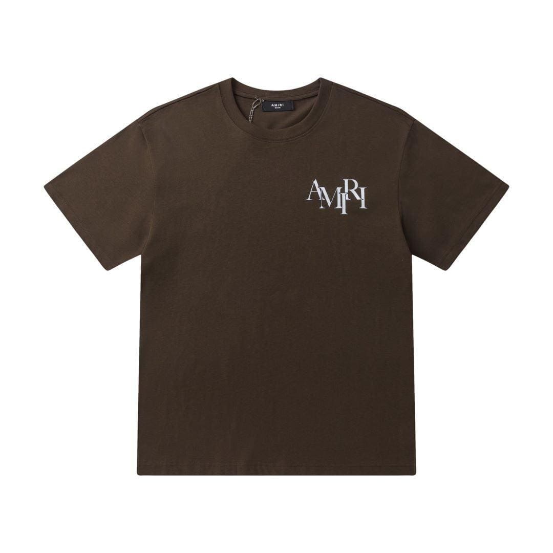 Amiri Brown T-Shirt Without Collar | Banlieue91