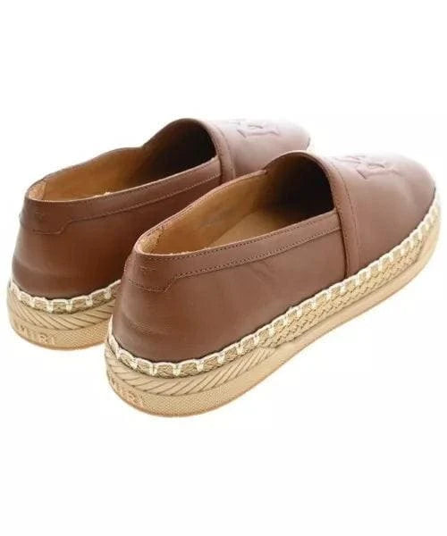 AMIRI - MA Logo-Embroidered Leather-Trimmed Canvas Espadrilles - Brown | Banlieue91