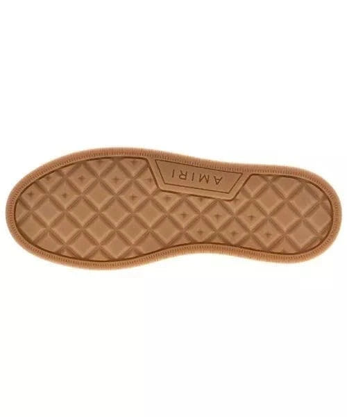AMIRI - MA Logo-Embroidered Leather-Trimmed Canvas Espadrilles - Brown | Banlieue91