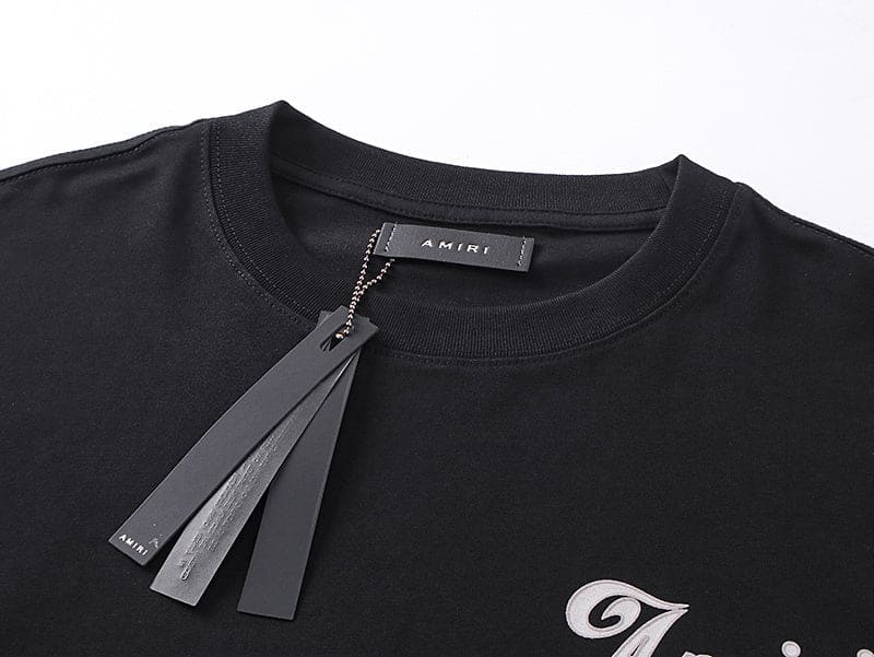 AMIRI MEN'S NEW BRAND BLACK COTTON T-SHIRT | Banlieue91