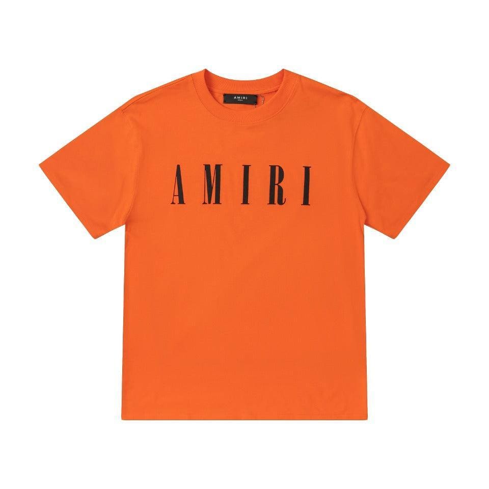 Amiri Orange T-Shirt Without Collar | Banlieue91