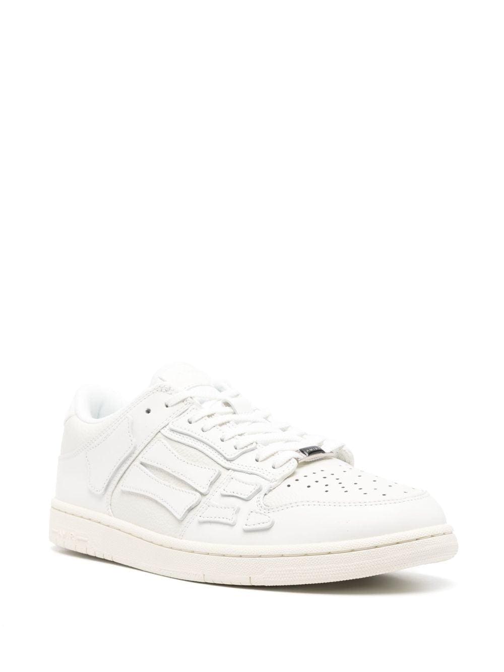 AMIRI Skel leather sneakers 'All White' | Banlieue91