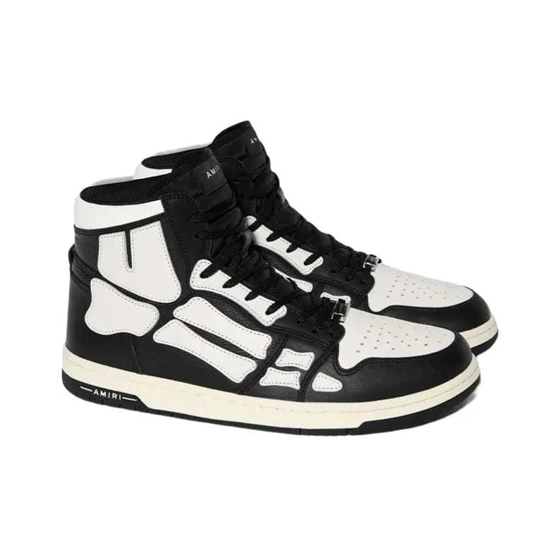AMIRI Skel Top High 'White Black' | Banlieue91