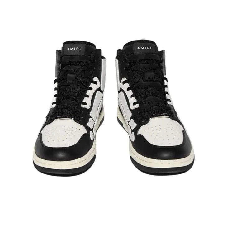 AMIRI Skel Top High 'White Black' | Banlieue91