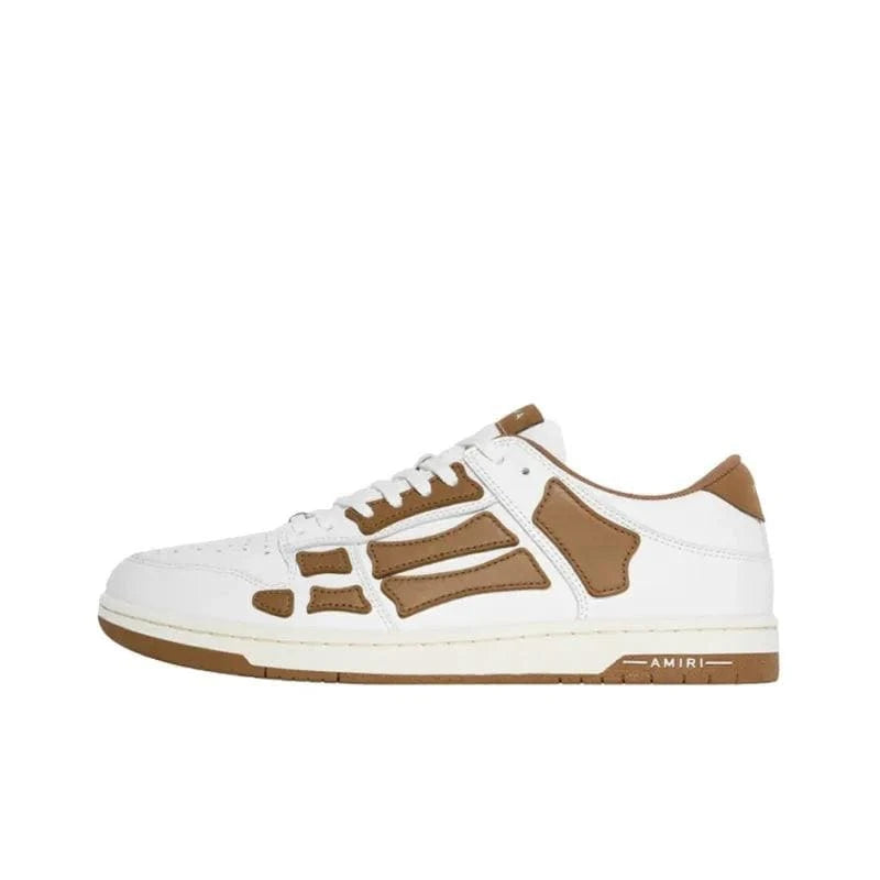 AMIRI Skel Top Low 'White Brown' | Banlieue91
