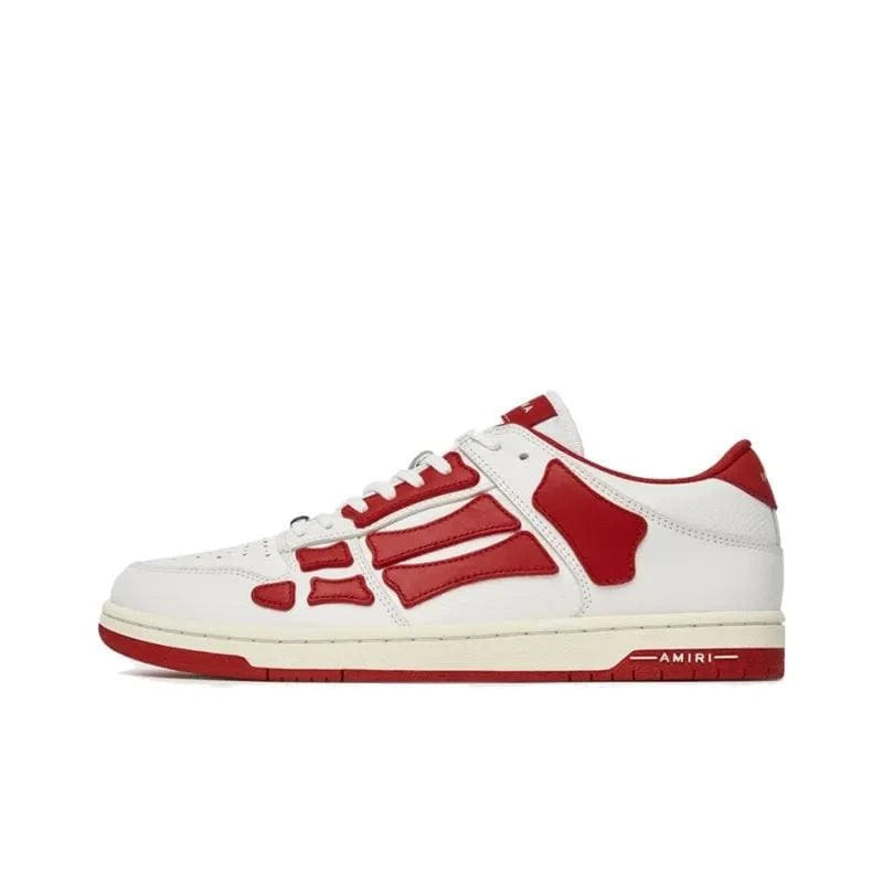 AMIRI Skel Top Low White Red | Banlieue91