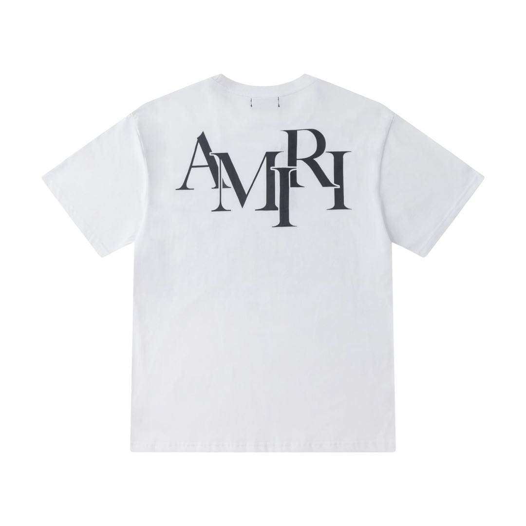 Amiri White T-Shirt Without Collar | Banlieue91
