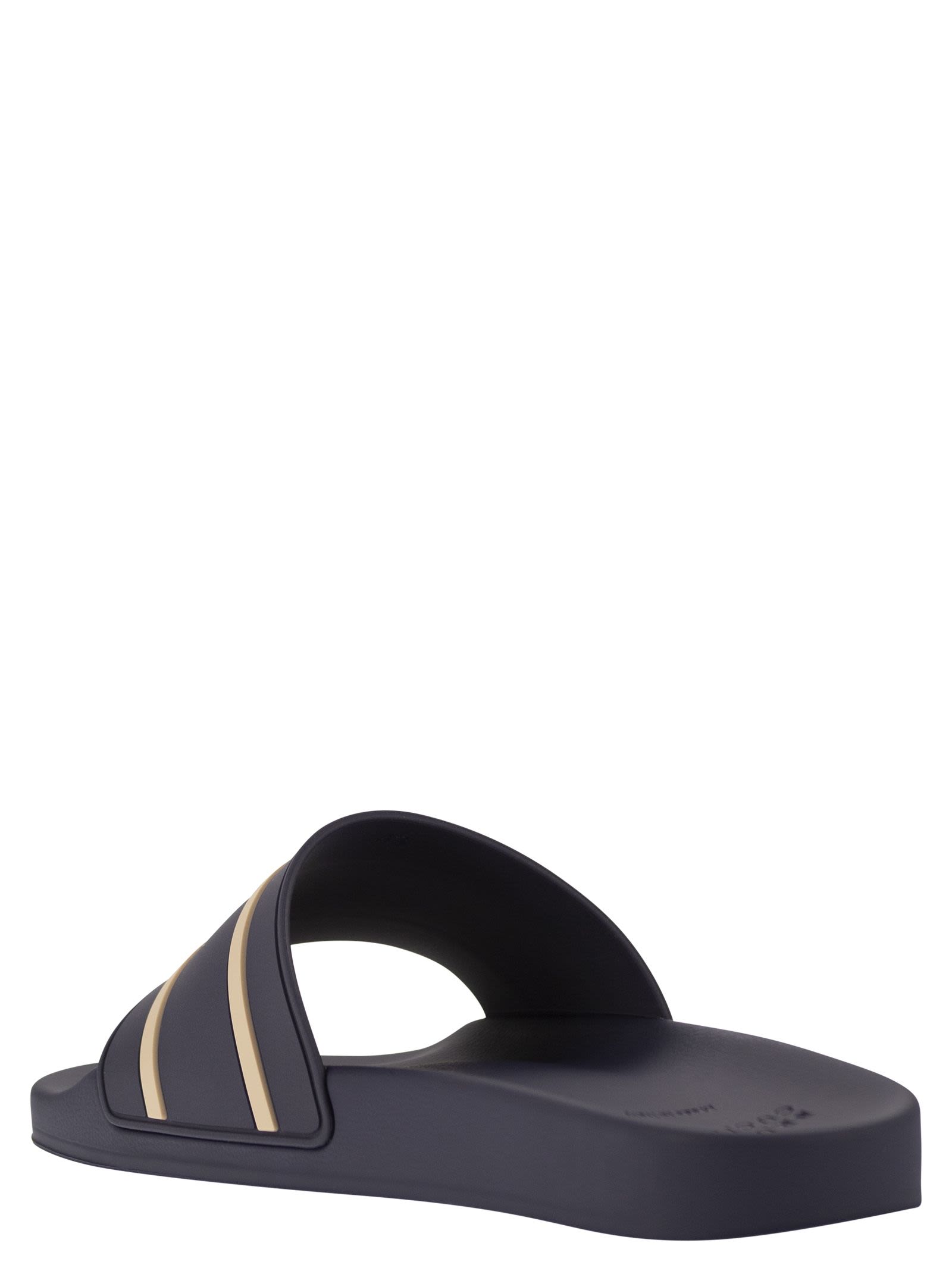 Brunello Cucinelli Striped Rubber Sandals - Banlieue91 -