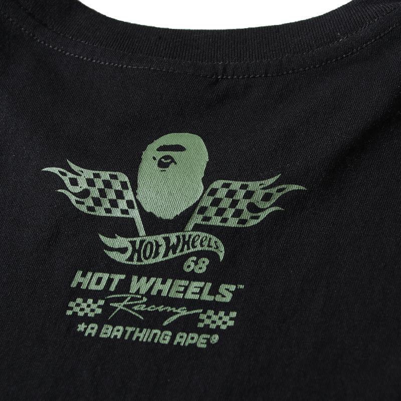 BAPE X HOT WHEELS APE HEAD TEE Black T-Shirt - Banlieue91
