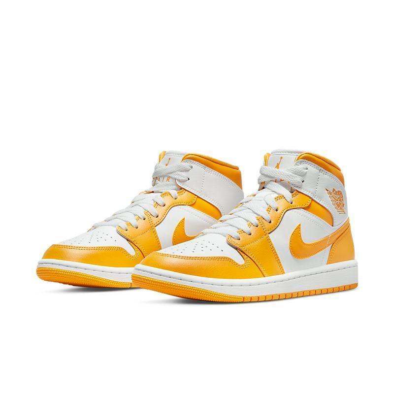 Air Jordan 1 Mid White Yellow - Banlieue91