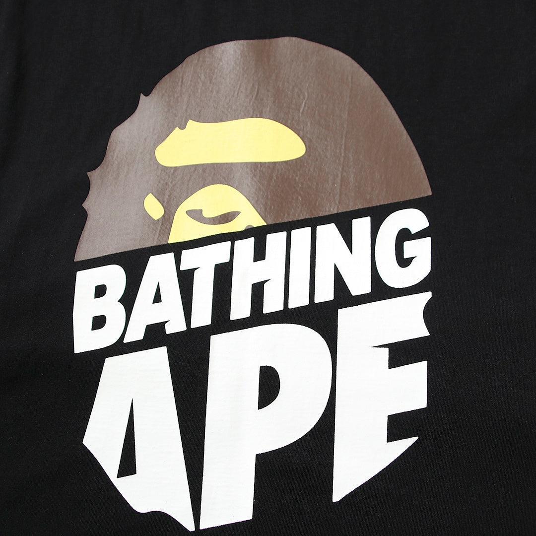 Bathing Ape Black T-Shirt without Collar - Banlieue91