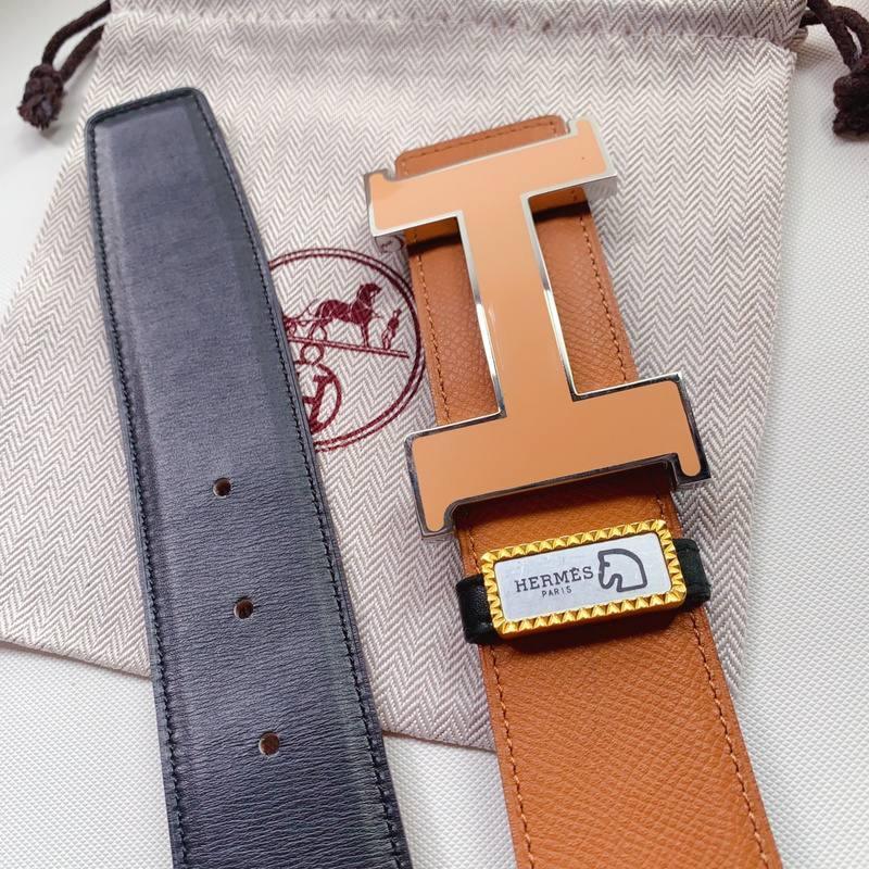 Hermes Men Beige Buckle Belt 'Beige' - Banlieue91