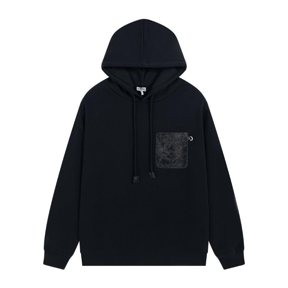 Loewe Relaxed fit hoodie in Cotton 'Black' - Banlieue91