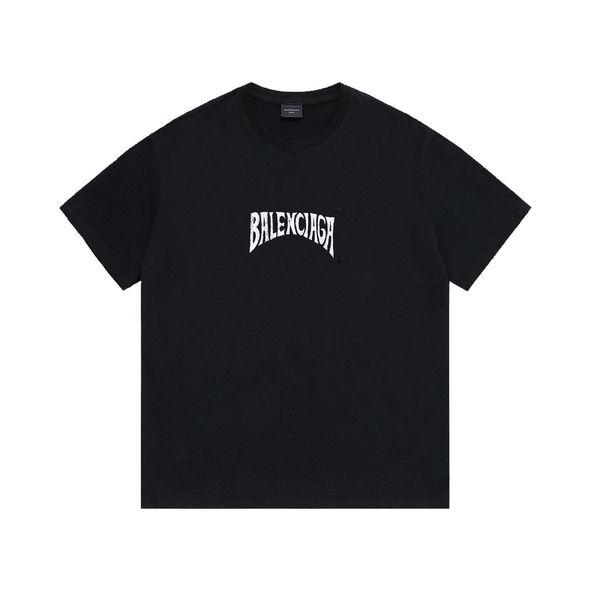 Balenciaga Black T-Shirt Without Collar | Banlieue91