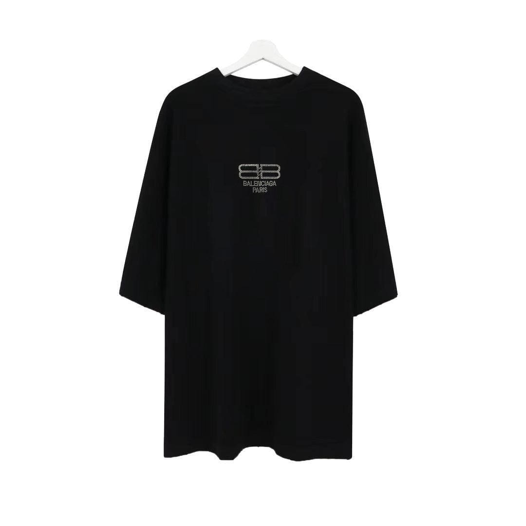 Balenciaga Black T-Shirt Without Collar | Banlieue91