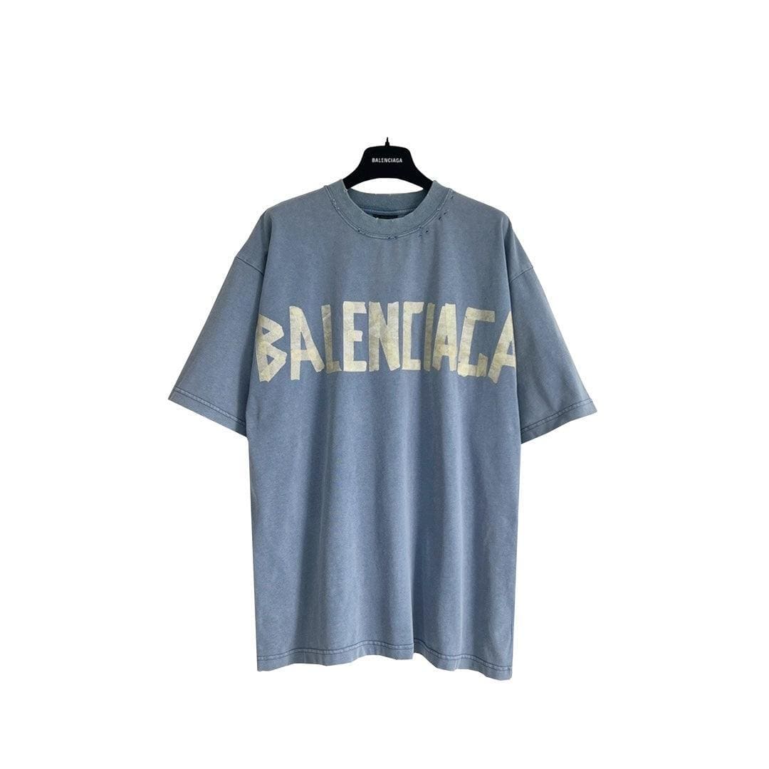Balenciaga Blue Tape Type T-Shirt | Banlieue91