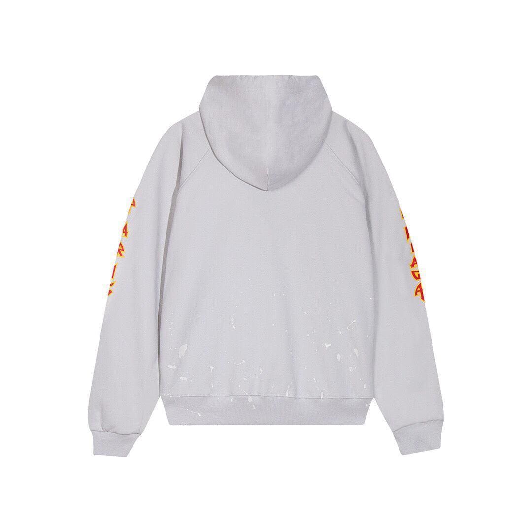 Balenciaga logo-print detail hoodie – White | Banlieue91
