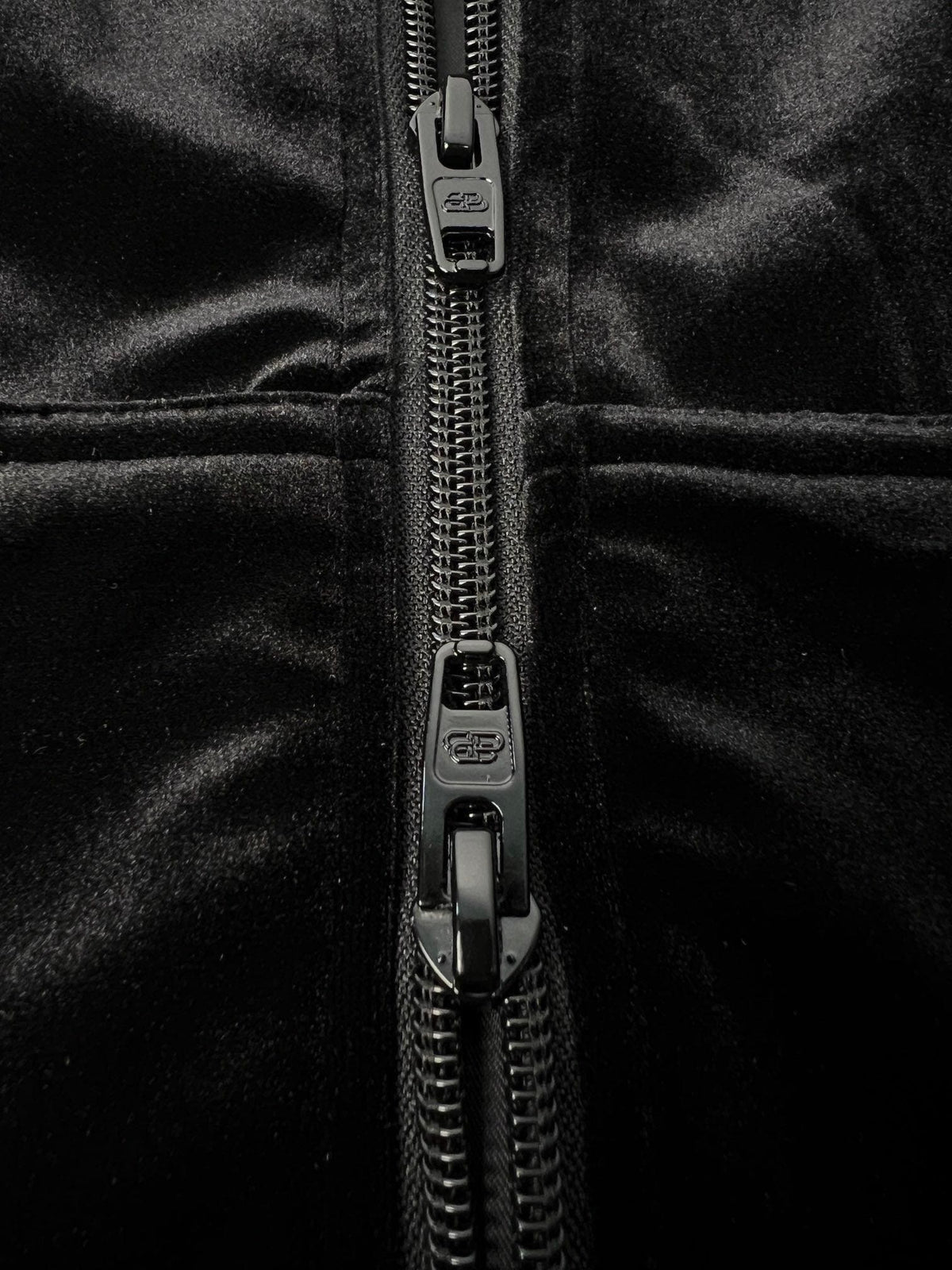 Balenciaga rhinestone-logo zipped hoodie | Banlieue91