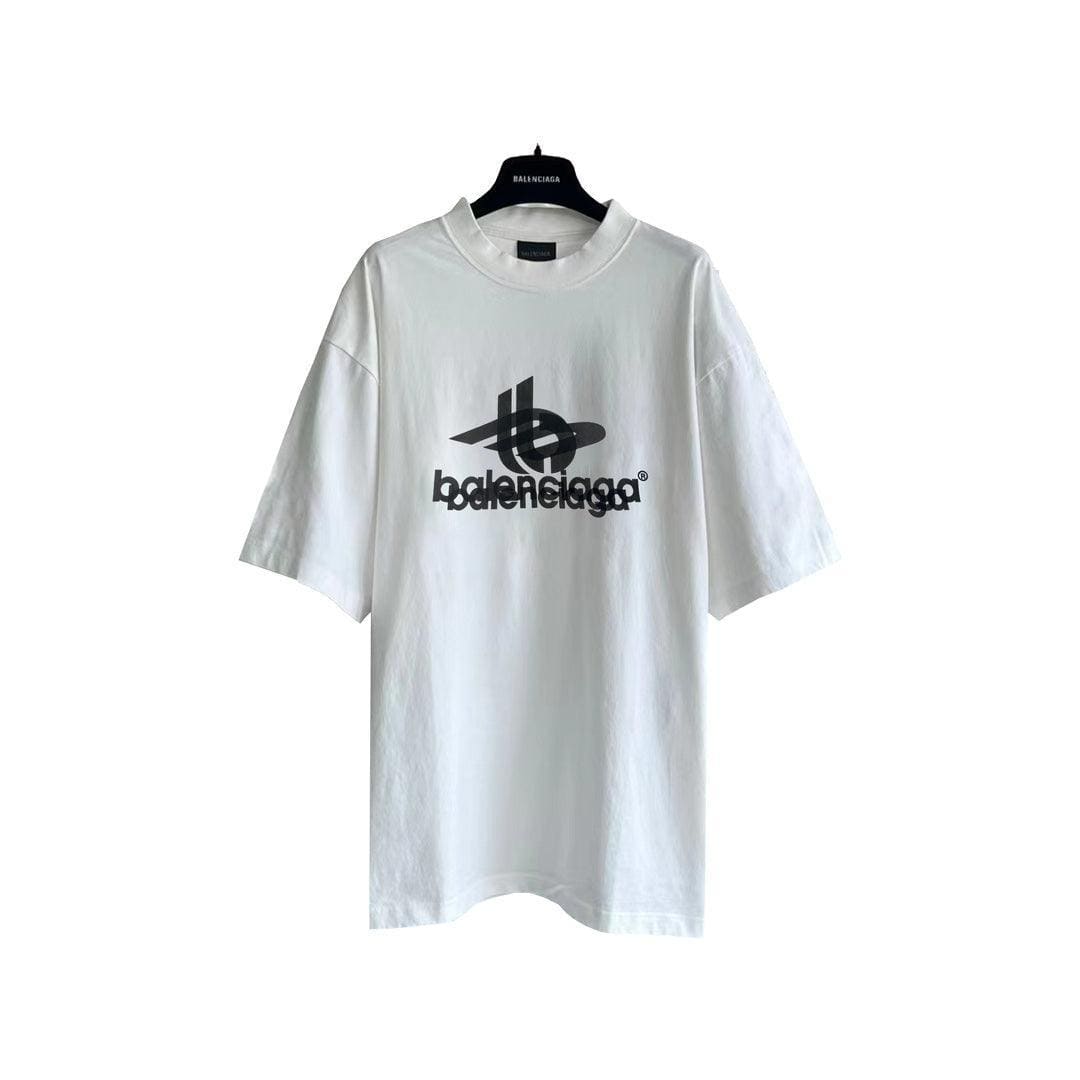 Balenciaga White T-Shirt Without Collar | Banlieue91