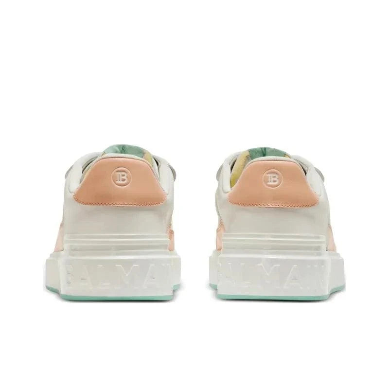 BALMAIN B-Court Flip Leather Sneakers | Banlieue91