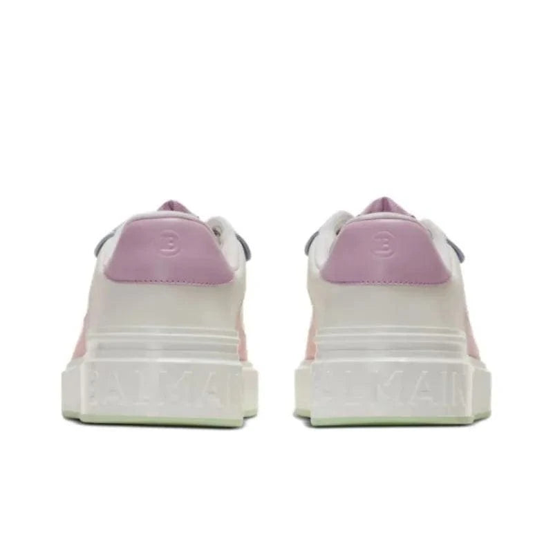 BALMAIN B-Court Flip Leather Sneakers | Banlieue91