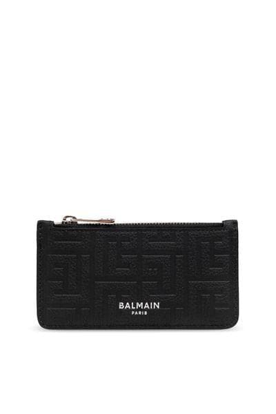 BALMAIN Mini Leather Coin Purse for Men | Banlieue91