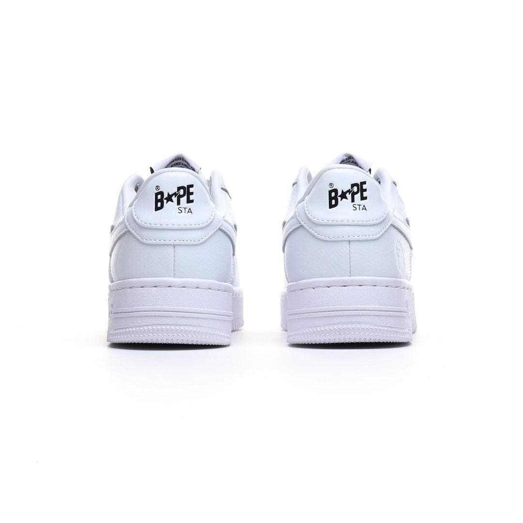 BAPE STA #3 Triple White | A Bathing Ape Sneakers | Premium Leather | Banlieue91