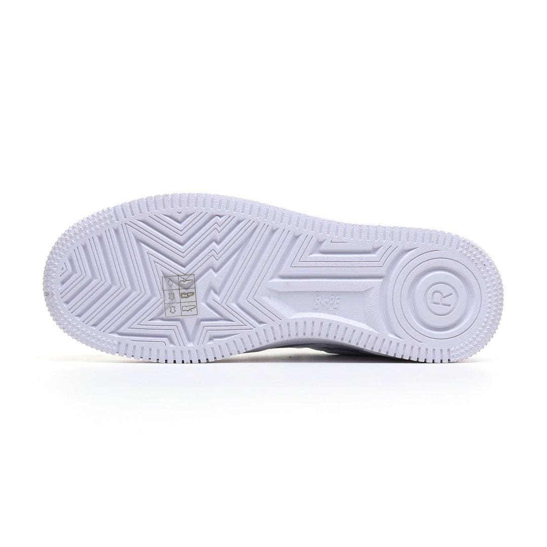 BAPE STA #3 Triple White | A Bathing Ape Sneakers | Premium Leather | Banlieue91