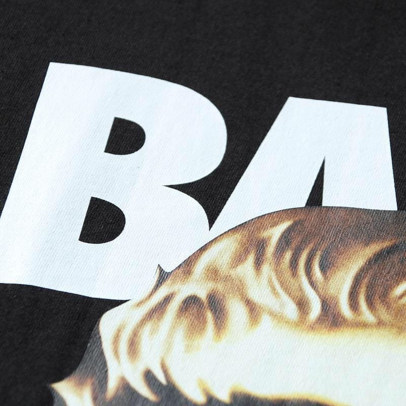 Bathing Ape Black T-Shirt without Collar | Banlieue91