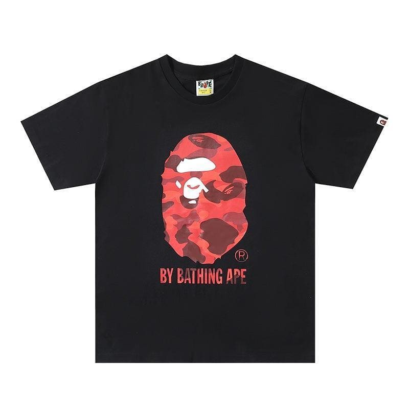 Bathing Ape Black T-Shirt without Collar | Banlieue91