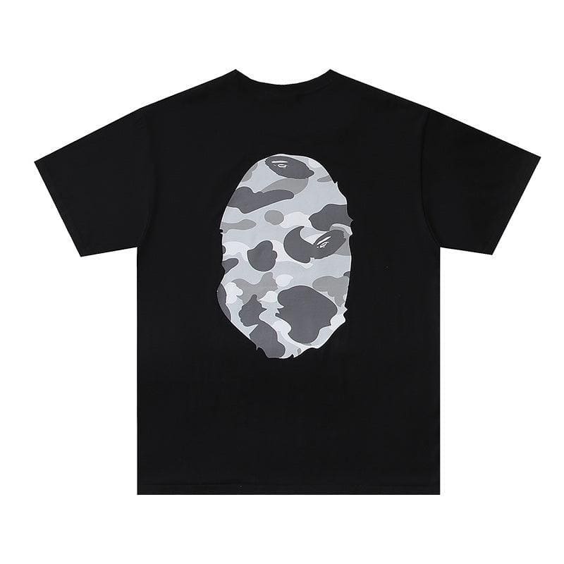 Bathing Ape Black T-Shirt without Collar | Banlieue91