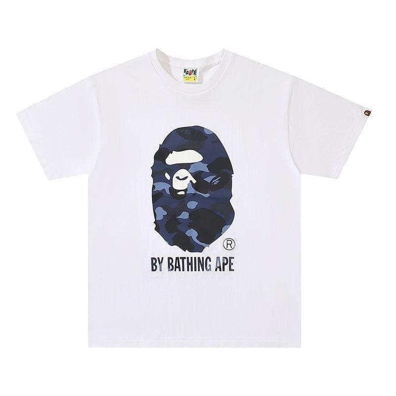 Bathing Ape White T-Shirt without Collar | Banlieue91