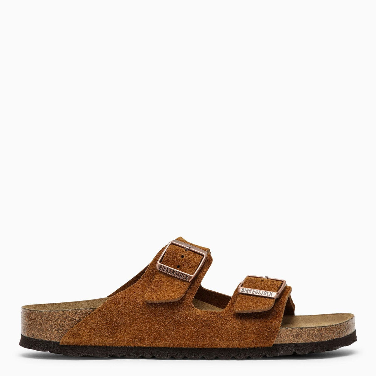 Birkenstock Mink Suede Arizona Slide | Banlieue91