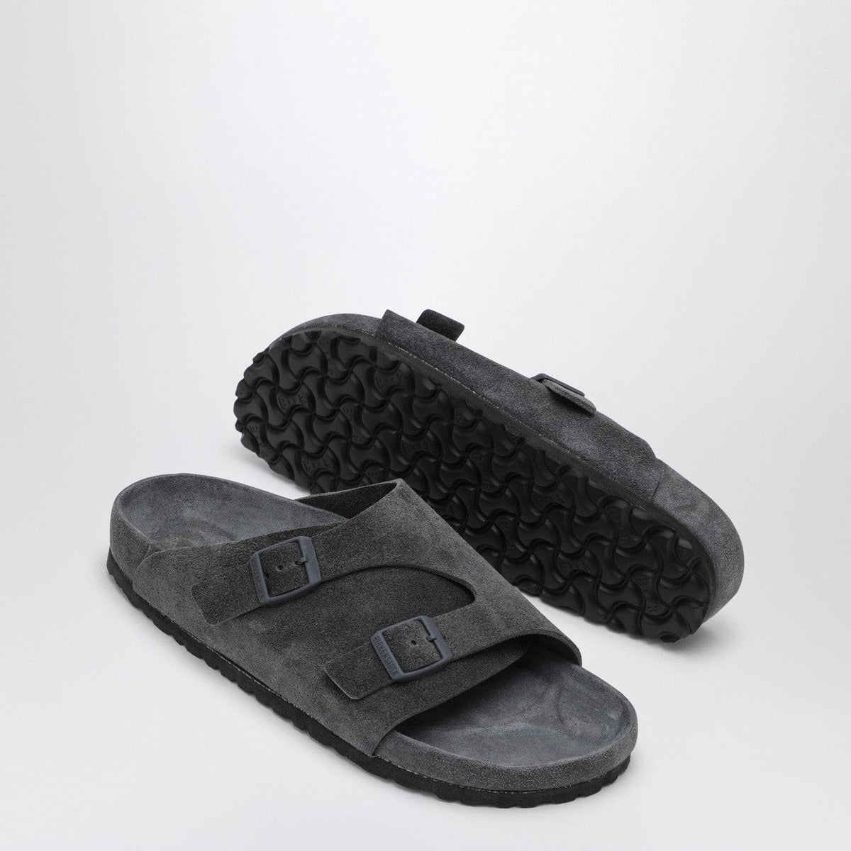 Birkenstock Slide Zürich Exquisite Grey In Suede | Banlieue91