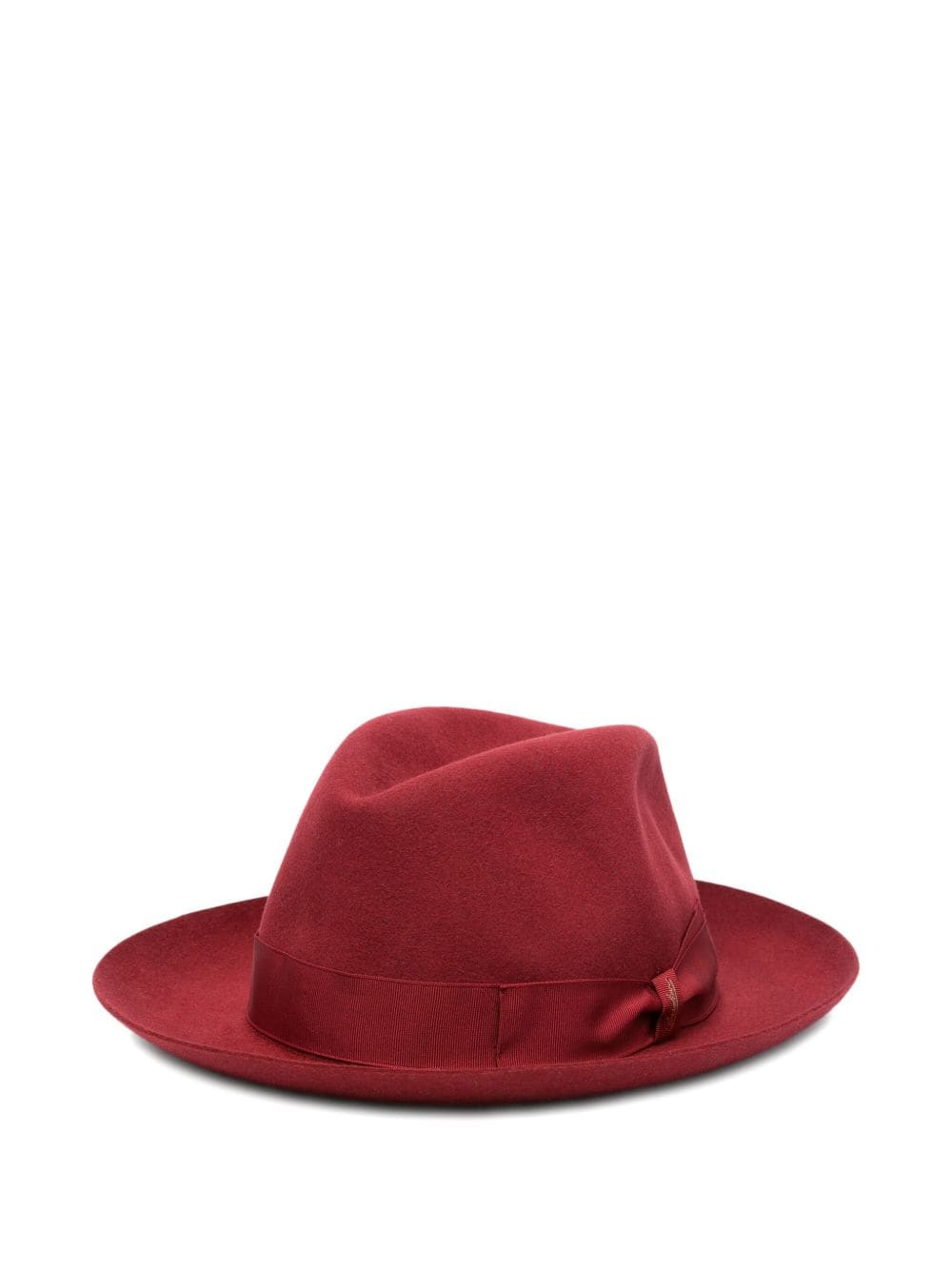 BORSALINO Wide Brim Wool Felt Hat with Grosgrain Ribbon Bow Detail | Banlieue91