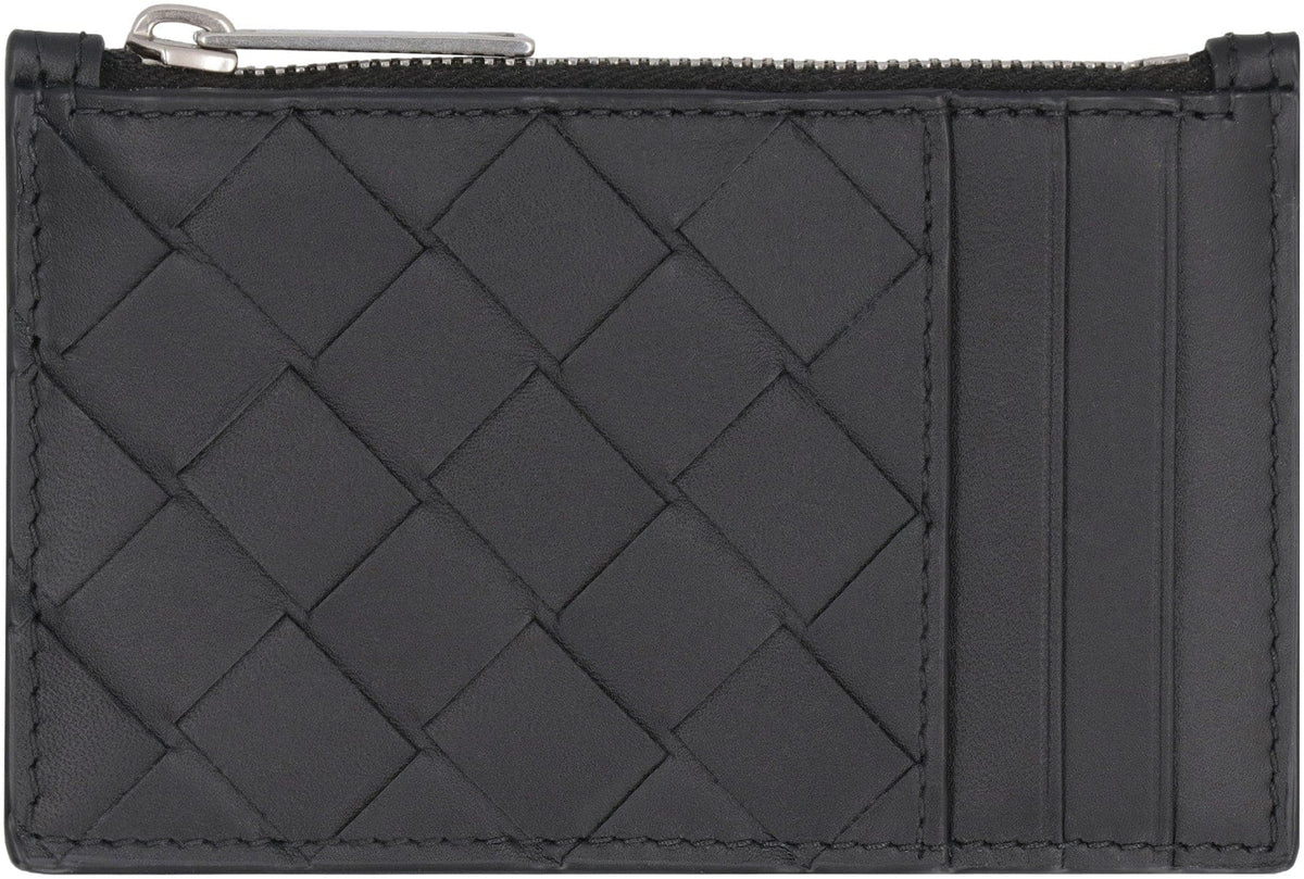 BOTTEGA VENETA Intrecciato Mini Leather Card Holder | Banlieue91
