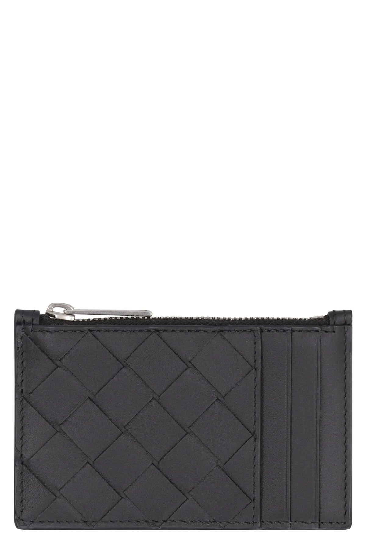 BOTTEGA VENETA Intrecciato Mini Leather Card Holder | Banlieue91