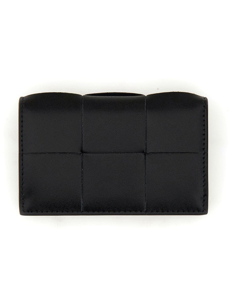 BOTTEGA VENETA Mini Leather Business Card Holder | Banlieue91