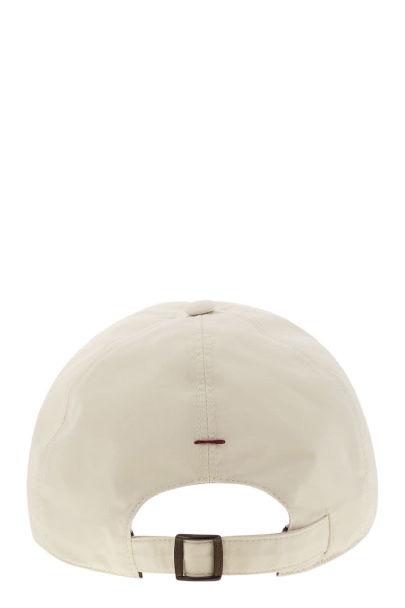 BRUNELLO CUCINELLI Water-Repellent Microfibre Baseball Cap with Embroidered Logo | Banlieue91
