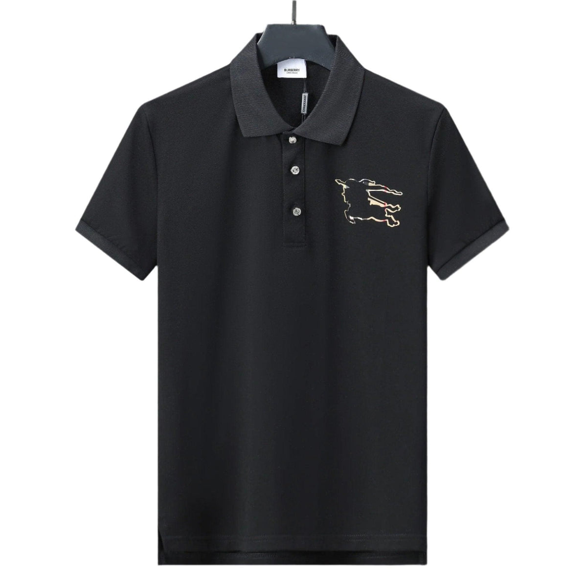 Burberry Black T-Shirt With Collar | Banlieue91
