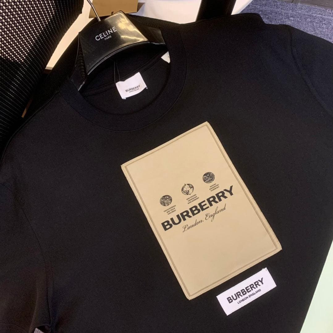 Burberry Black T-Shirt Without Collar | Banlieue91