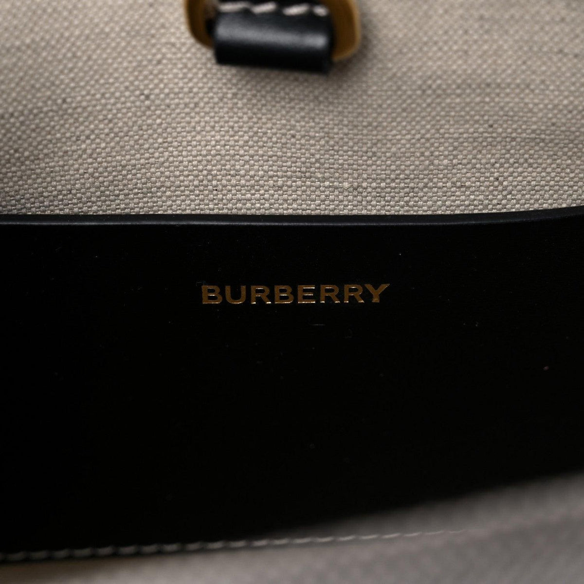 Burberry Canvas Smooth Calfskin Mini Two Tone Freya Tote | Banlieue91
