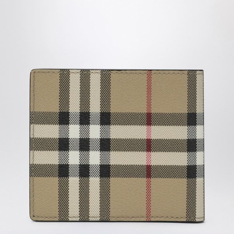 BURBERRY Check Pattern Bifold Wallet | Banlieue91