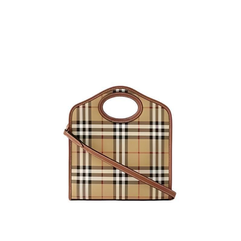 Burberry check-patterned mini tote bag | Banlieue91